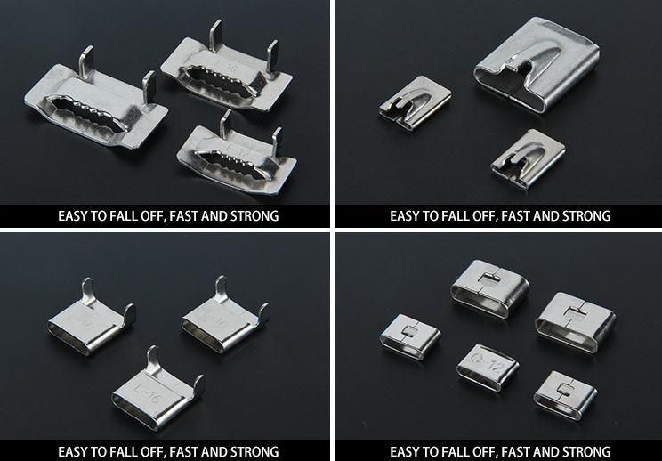 Ss201, SS304, SS316 Stainless Steel Cable Tie and Its Buckle