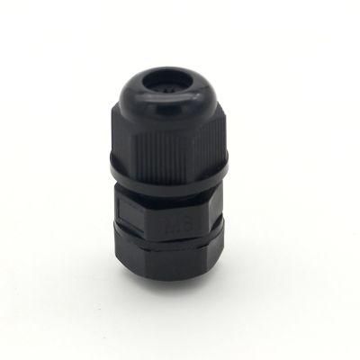 M8 Nylon Cable Gland United Structure -Pg Thread RoHS and IP68 Nylon Cable Joint Waterproof Sealing Locking Gland Made in China