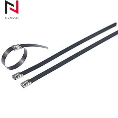 316 Stainless Steel Cable Ties-Ball-Lock PVC Coated Ties