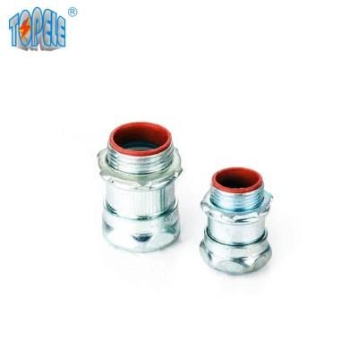 High Quality Steel Insulated EMT Compression Connector