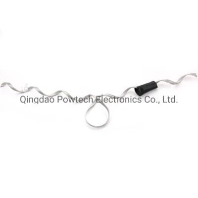 Spool Insulator Tie Metal Cable Line Tie