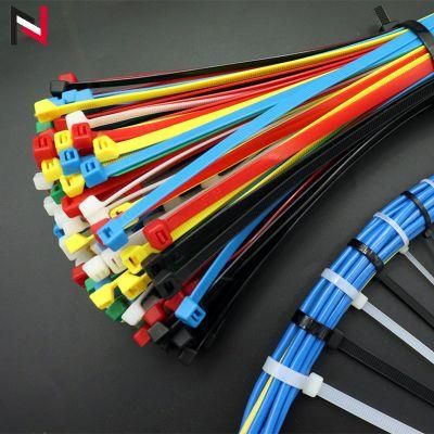 Factory Direct Self-Locking Nylon Cable Ties Strap Self Locking Zip Ties Plastic Cable Ties 4.8*250 mm
