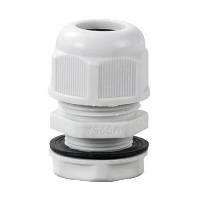 Black White Grey Red Clour Mg25 Metric Nylon Cable Glands