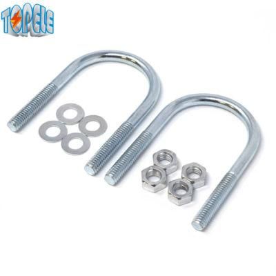 EMT/IMC Fittings of Standard Galvanized Steel Support U Bolts with Nut