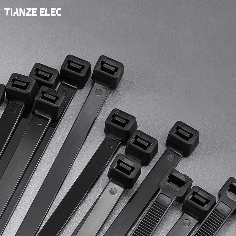 Black Self-Locking Nylon Cable Ties