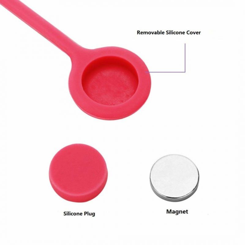 Magnetic Silicone Cord Organisers Clips Earphone Wire Wrap Cable Ties