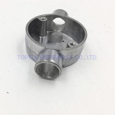 3/4&quot; 1&quot; BS31 Electrical Circular Through Way Aluminum Junction Box