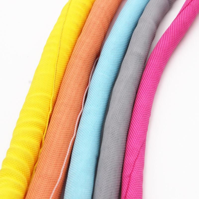 Black Fireproof Dustproof Wear-Resistant Polyester Braided Cable Sleeve