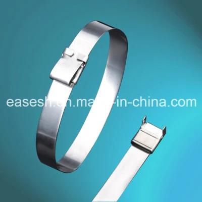 D Shape Ring Type 304 316 Stainless Steel Cable Ties
