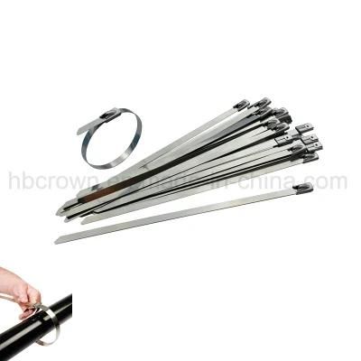 316 Metal Uncoated Stainless Steel Cable Ties Manufacturer