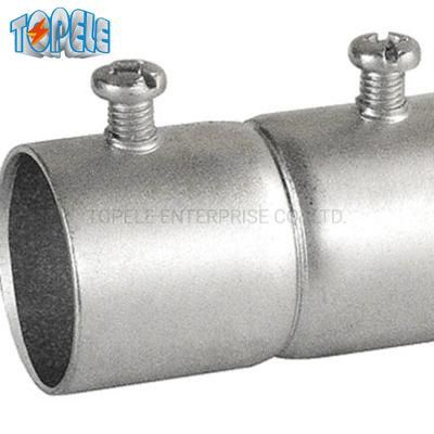 1/2 to 4 Inch Electrical Metallic Tubing Steel Galvanized EMT Connectors and Couplings