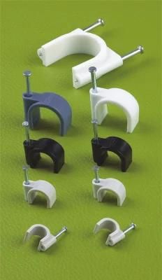 Circle Cable Clips (PE, WHITE)