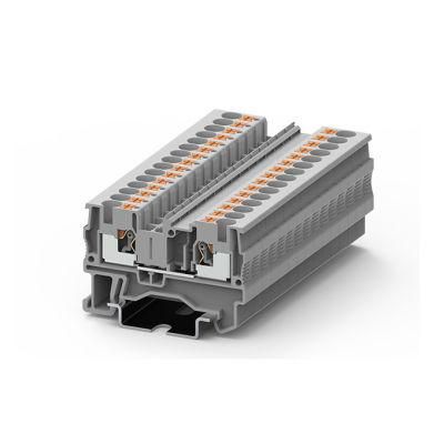 PT4-2-G DIN Rail Spring Connected Ground Terminals