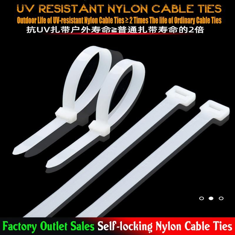 9X400mm 16inches UV-Anti Self-Locking Nylon Cable Ties