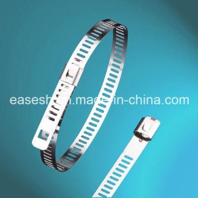 Stainless Steel Ladder Cable Ties (Single Barb Lock)