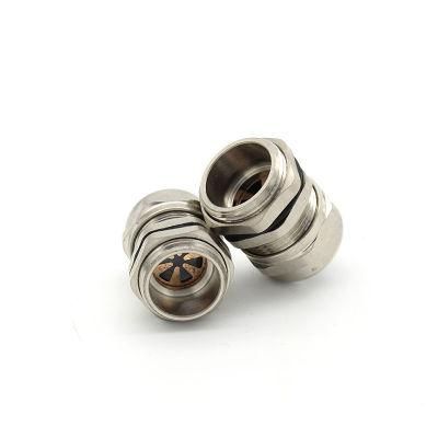 M16 Nickel Brass EMC Cable Gland Waterproof IP68 Connector