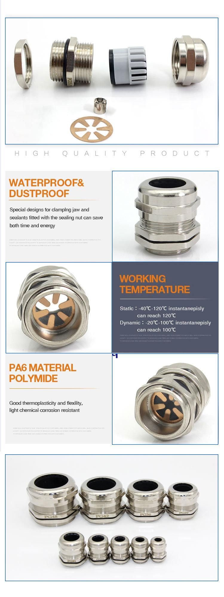 EMC Metal Brass Cable Gland G1 Waterproof IP68