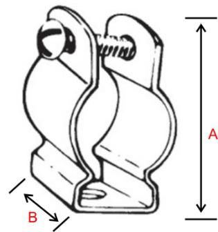 Galvanized Steel Electrical Clamp Hanger Holder for EMT/IMC Conduit