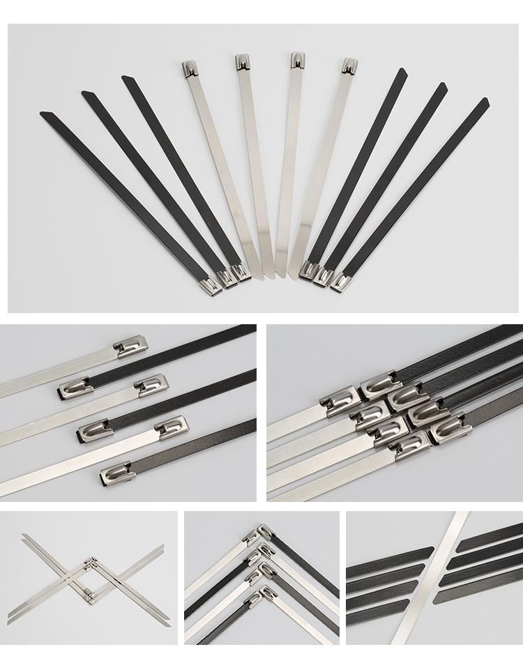 PVC Coated 316/304/201 Stainless Steel Cable Ties