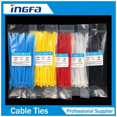 Self Locking Coloured Plastic Cable Ties Wraps for Bundle 4.8X300mm
