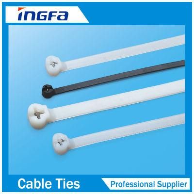Self Locking Plastic Nylon Cable Ties with Steel Ball