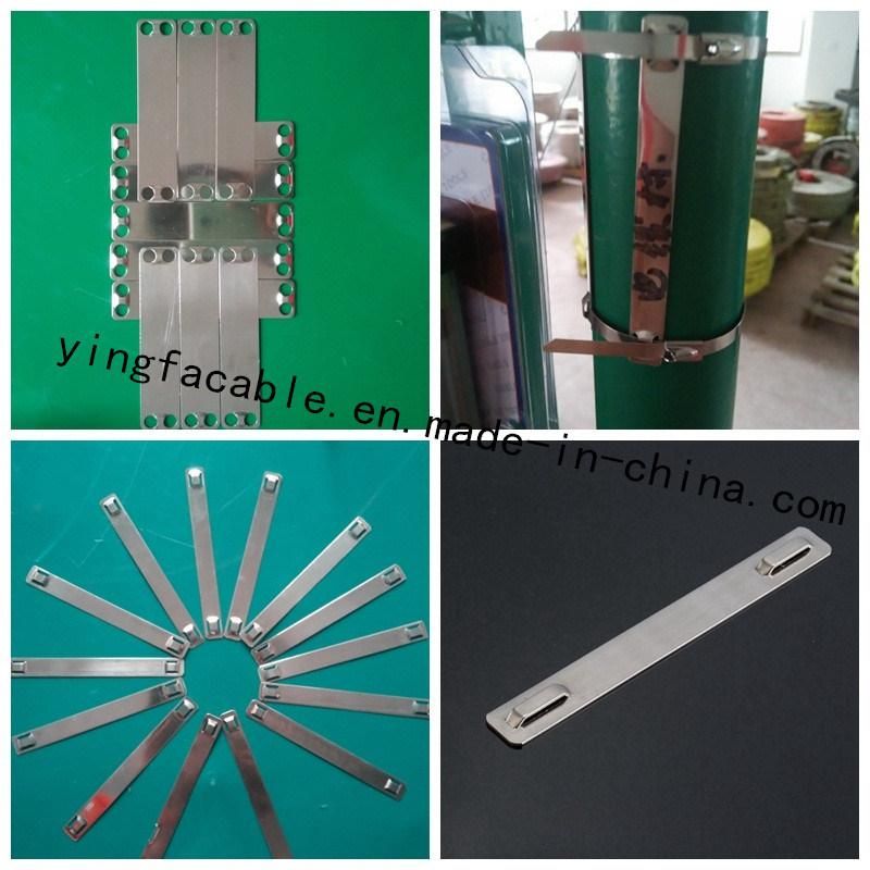 304ss 316ss High Quality Metal Cable Marker Plate for Signs