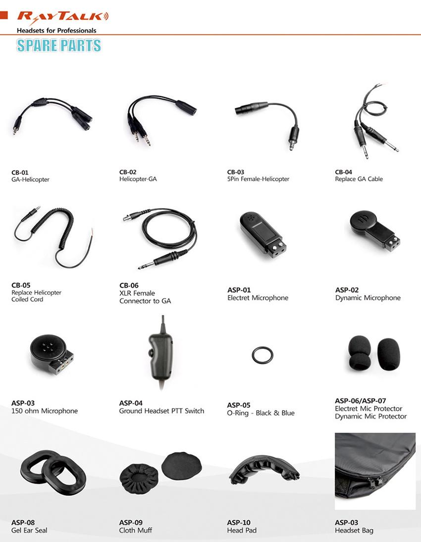 Adapter for Bose A20 Headset with 6pin Lemo to Helicopter