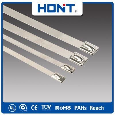 High Quality SS304 SS316 304 Stainless Steel Ss Metal Cable Marker Zip Wire Tie with CE