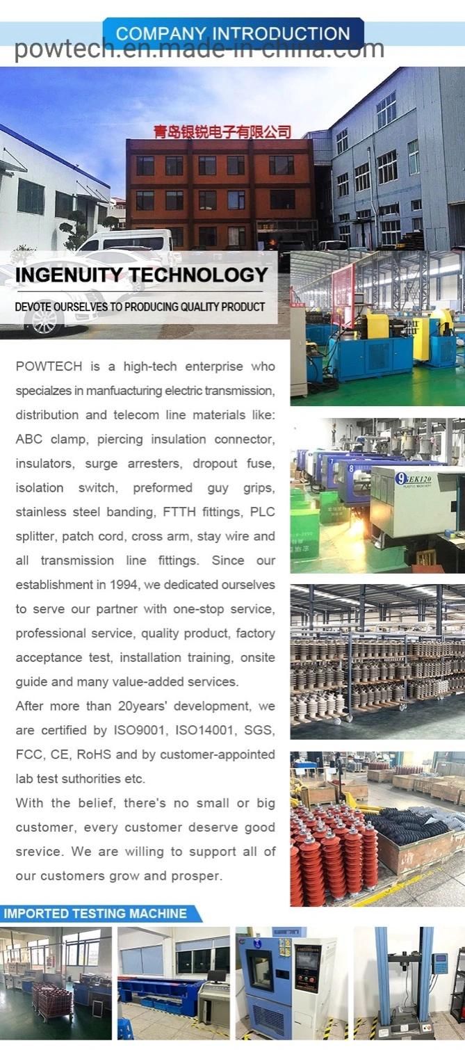 New Material Plastic Anchor Clamp for FTTH Cables