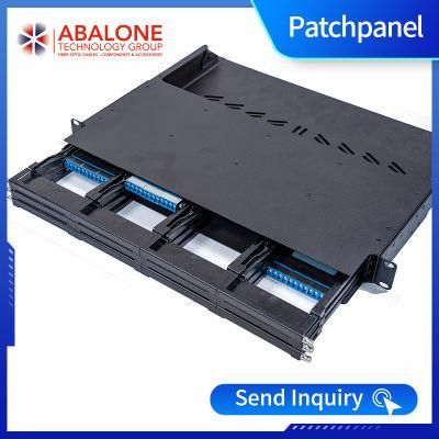 Abalone Factory Supply Distribution Module Panel, Cat 6/6A, UTP, 1u, 24 Port