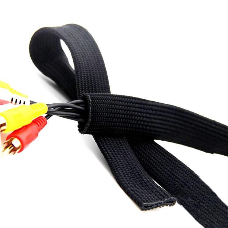 Multifilament Nylon Protective Sleeving Braided Cable Wrap for Automotive Marine and Military Industry