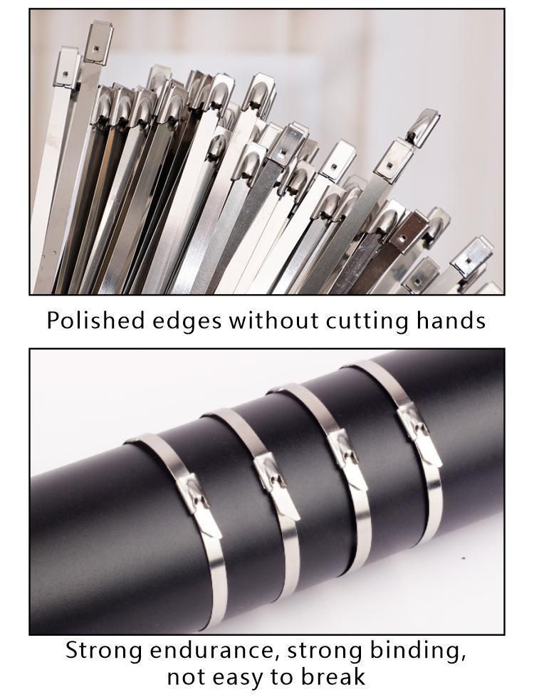 Stainless Steel Cable Tie Wholesale Zip Tie 7.9mm Series 304/316 Material