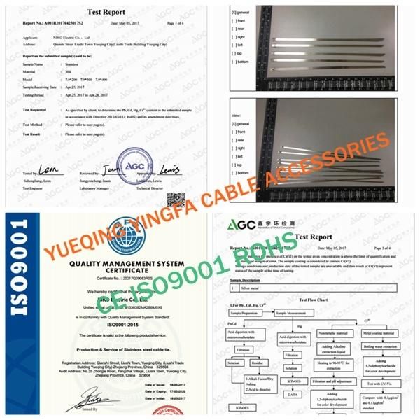 Any Colour Stainless Steel Cable Ties with Roll Ball
