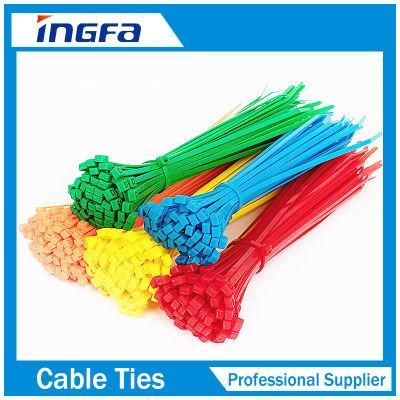 Multi Color Self-Locking Flexible Cable Ties Nylon 66 Zip Tie