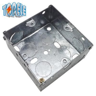 Factory Wholesale BS Galvanized Steel Junction Gi Box with Brass Terminal
