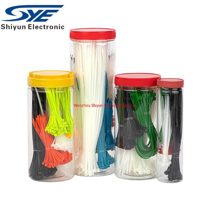 Shiyun Best Quality 50lbs 4.8*300mm Cable Accessories PA66 Plastic Straps Nylon Cable Ties