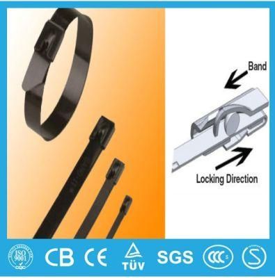 Bz-C (with C type clip) Stainless Steell Cable Tie Self Locking