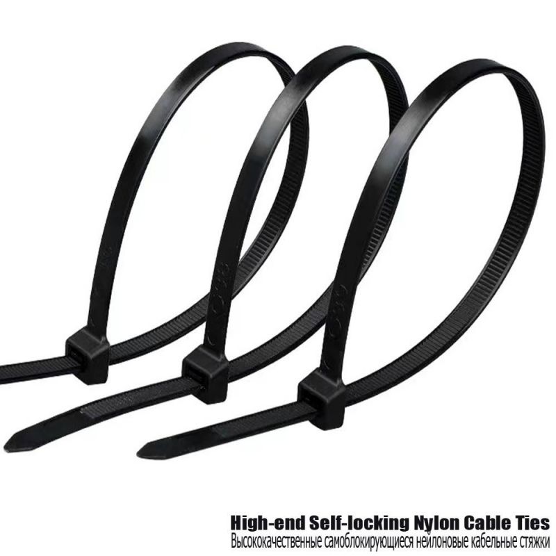 4X350mm Self-Locking Nylon Cable Ties Package of 250PCS Per Bag