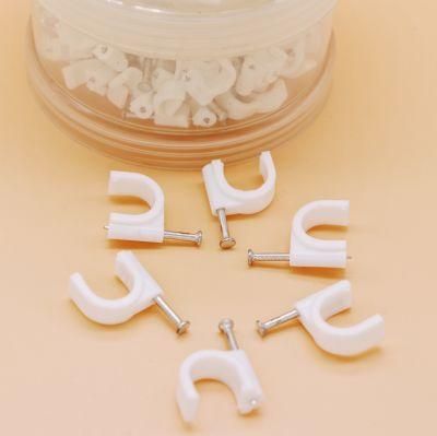 White C Type 4mm-50mm Fastener Phoenix Circle Cable Clip with Factory Price 4mm-14mm