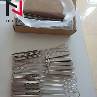 Stainless Steel 3 Knots Drop Wire Clamp for FTTH Telecom Cable