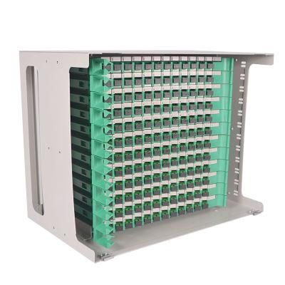 Fiber Optical 144 Core 4u Rack Mounted ODF