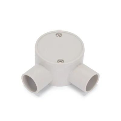 High Level L Way Electrical Plastic Pipe Accessory Circle Box