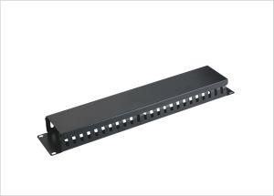 2u 19 Inch Rack Mount Horizontal Cable Manager for Wiring