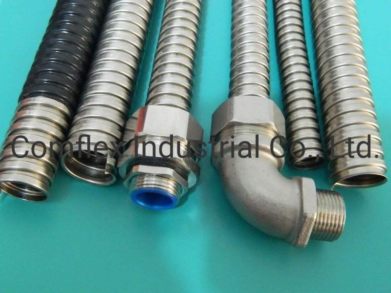 High Quality PVC Coated Stainless Steel Metal Interlock Conduit, Waterproof Electrical Interlock Conduit