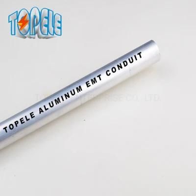 3/4 Inch 1 Inch Aluminium Electrical Conduit Pipe Aluminum EMT Conduit