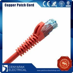 Red UTP CAT6 Copper Network Patch Cord (Bare Copper)