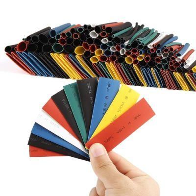 Colors Polyolefin Electrical Cable Sleeves Dual Wall Shrinkable Tubing