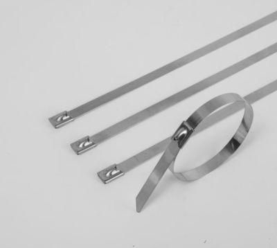 Factory Direct Sales Silver Electrical Strap Stainless Steel Fastening Cable Ties
