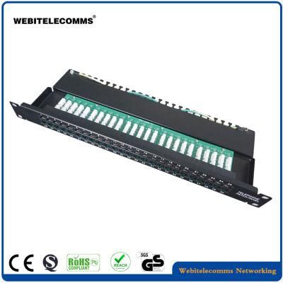 1u 50 Ports Data&Voice Patch Panel