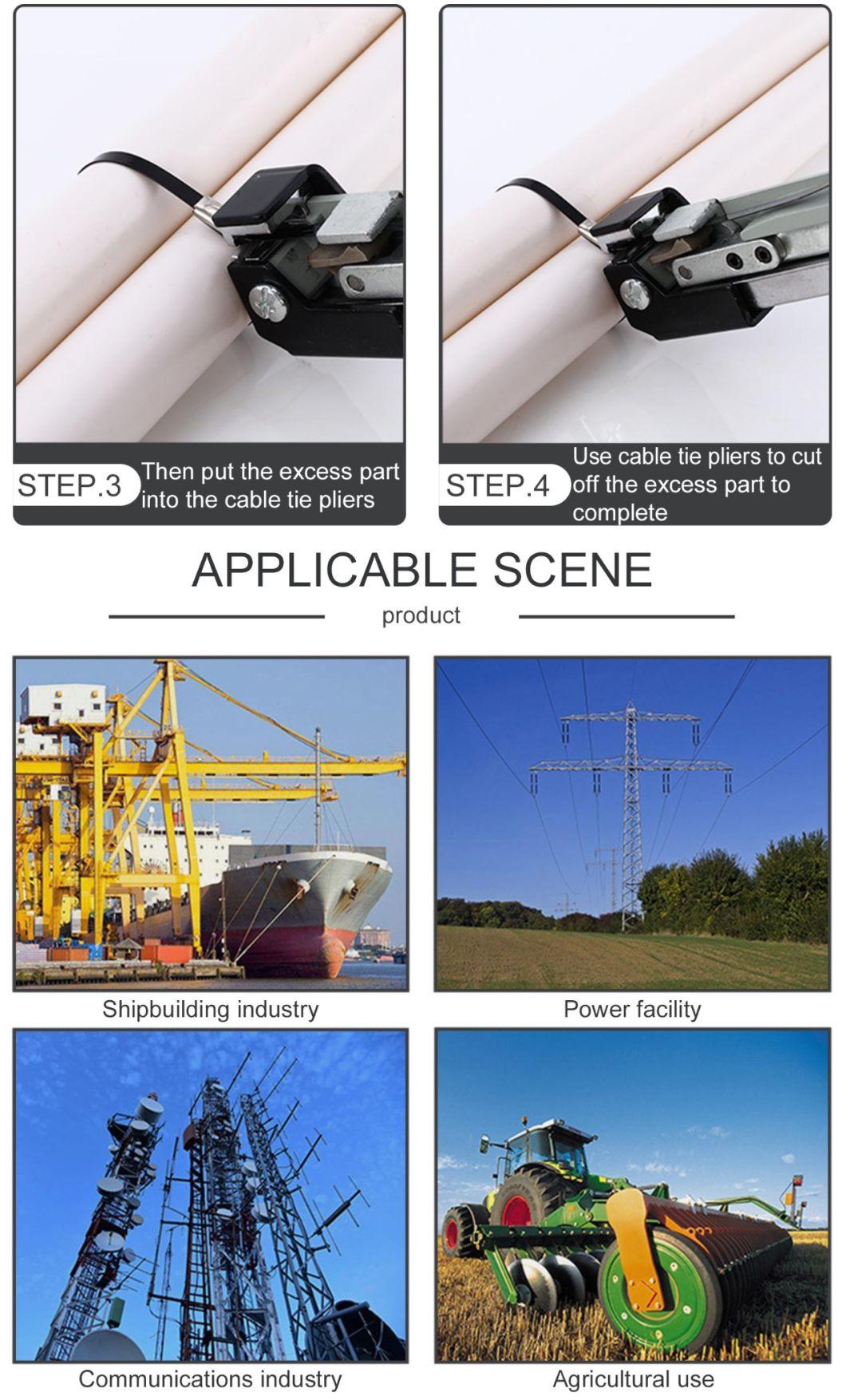 PVC Coated Stainless Steel Cable Ties Metal Wire Ties Stainless Steel Cable Tie